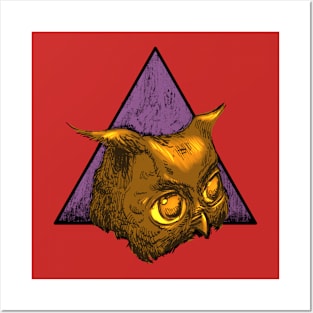 Owl Triangle Posters and Art